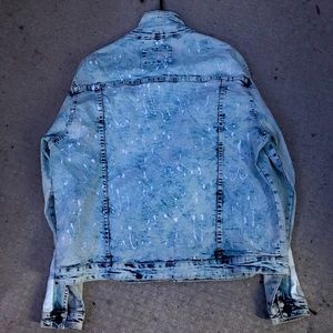 Paint splash Jean jacket